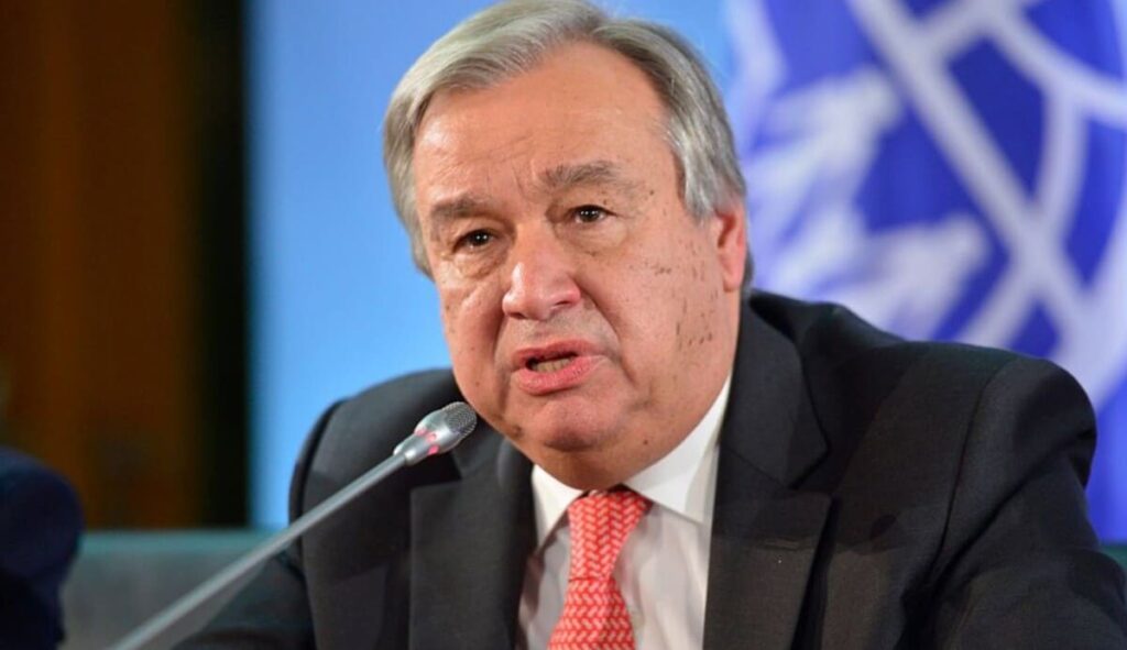 Il fossile è catastrofe assicurata: lo ha detto il Segretario Generale ONU Antonio Guterres